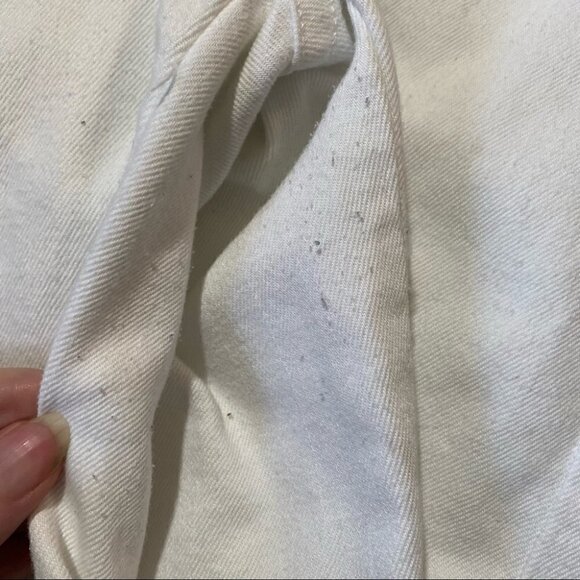 Parker Smith White Twisted Seam Striped Skinny Jeans - Picture 9 of 9